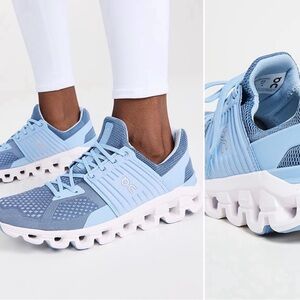 On Running Women's Light Blue Athletic Running Sneakers